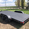 Black 2026 Rainbow Trailers 16' Excursion Car & Equipment Trailer