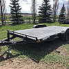 Black 2026 Rainbow Trailers 16' Excursion Car & Equipment Trailer