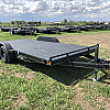 Black 2026 Rainbow Trailers 16' Excursion Car & Equipment Trailer