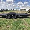 Black 2026 Rainbow Trailers 16' Excursion Car & Equipment Trailer