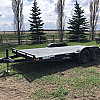 Black 2026 Rainbow Trailers 16' Excursion Car & Equipment Trailer