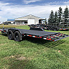 Black 2026 Rainbow Trailers 20' Excursion Tilt Deck Trailer