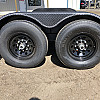 Black 2026 Rainbow Trailers 22' Excursion Tilt Deck Trailer