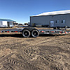 Black 2026 Rainbow Trailers 22' Excursion Tilt Deck Trailer