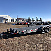 Black 2026 Rainbow Trailers 22' Excursion Tilt Deck Trailer