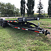 Black 2026 Rainbow Trailers 20' Excursion Tilt Deck Trailer