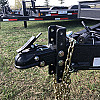 Black 2026 Rainbow Trailers 20' HD Equipment Trailer - Slide Out Ramps