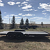 Black 2026 Rainbow Trailers 18' Car & Equipment Trailer - GVWR: 9900lbs