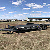 Black 2026 Rainbow Trailers 22' Excursion Tilt Deck Trailer