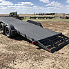 Black 2026 Rainbow Trailers 22' Excursion Tilt Deck Trailer