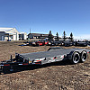 Black 2026 Rainbow Trailers 22' Excursion Tilt Deck Trailer