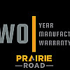 Charcoal 2026 Prairie Road 7'x14'Cargo Trailer Tandem Charcoal Ramp Door
