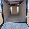 Charcoal 2026 Prairie Road 7'x14'Cargo Trailer Tandem Charcoal Ramp Door