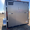 Charcoal 2026 Prairie Road 7'x14'Cargo Trailer Tandem Charcoal Ramp Door