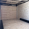 Charcoal 2026 Prairie Road 8'.5x16' Cargo Trailer Charcoal Ramp Door - V Nose  -