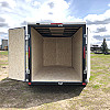 Charcoal 2026 Prairie Road 6'x12' Cargo Trailer Tandem Barn Door - V Nose  -
