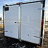 White 2026 Prairie Road 8.5'x16' Cargo Trailer Tandem White Barn Door - V Nose  -