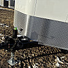 White 2026 Prairie Road 8.5'x16' Cargo Trailer Tandem White Barn Door - V Nose  -