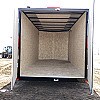 Black 2026 Prairie Road 7'x14' Cargo Trailer Tandem Black Barn Door - V Nose  -