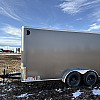 Charcoal 2026 Prairie Road 7'x14' Sport Cargo Trailer Tandem Charcoal Ramp