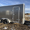 Charcoal 2026 Prairie Road 7'x14' Sport Cargo Trailer Tandem Charcoal Ramp