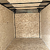 White 2026 Prairie Road 7'x14'Cargo Trailer Tandem White Ramp Door