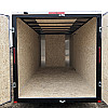 Black 2026 Prairie Road 7'x14' Cargo Trailer Tandem Black Barn Doors