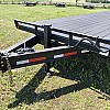 Black 2026 Rainbow Trailers 20' Deck Above