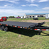 Black 2026 Rainbow Trailers 20' Deck Above