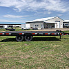 Black 2026 Rainbow Trailers 20' Deck Above