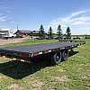 Black 2026 Rainbow Trailers 20' Deck Above