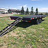 Black 2026 Rainbow Trailers 20' Deck Above