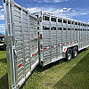 2027 Duralite 7.5 x25' Trail Drive (90") Aluminum Stock Trailer