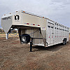 2027 Duralite 8'x25' Trail Drive (25' x96") Aluminum Stock Trailer 54" Wide Side Door