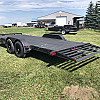 Black 2026 Rainbow Trailers 20' Excursion Tilt Deck Trailer