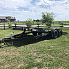 Black 2026 Rainbow Trailers 20' Excursion Tilt Deck Trailer