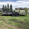 Black 2026 Rainbow Trailers 20' Excursion Tilt Deck Trailer