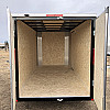Black 2026 Prairie Road 6'x12' Cargo Trailer Tandem Axle Barn Doors