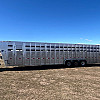 2022 Duralite USED 7.5x35' Trail Drive (90") Aluminum Stock Trailer