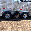 2022 Duralite USED 7.5x35' Trail Drive (90") Aluminum Stock Trailer