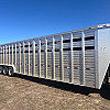 2022 Duralite USED 7.5x35' Trail Drive (90") Aluminum Stock Trailer