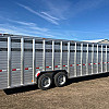 2026 Duralite 8'x25' Trail Drive (96"X25') Aluminum Stock Trailer 54" Wide Side Door