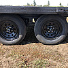Black 2026 Rainbow Trailers 16' Express Deck Above