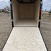 White 2026 Prairie Road 6'x12' Cargo Trailer Single Axle Ramp - V Nose  -