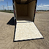 White 2026 Prairie Road 6'x12' Cargo Trailer Single Axle Ramp - V Nose  -