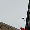 White 2026 Prairie Road 6'x12' Cargo Trailer Single Axle White Barn Door