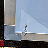 White 2026 Prairie Road 6'x12' Cargo Trailer Single Axle White Barn Door
