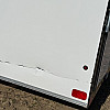White 2025 Prairie Road 6'x12' Cargo Trailer Single Axle Ramp - V Nose  -