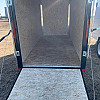 Black 2026 Prairie Road 5'x10' Cargo Trailer Single Axle Black Ramp Door