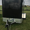 Black 2026 Prairie Road 5'x10' Cargo Trailer Single Axle Black Ramp Door